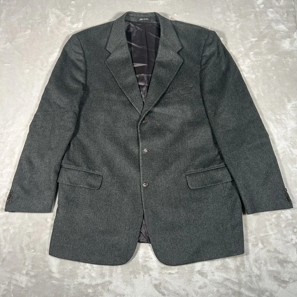 Todays Man Cashmere Wool Blazer 44L Lanificio Del CasentinoSport Coat Made Italy